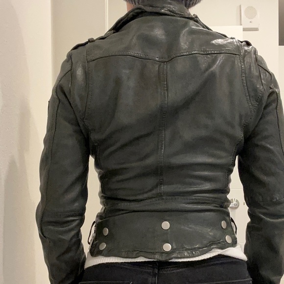 Moto Jacket- Lamb Skin Leather - Picture 12 of 16